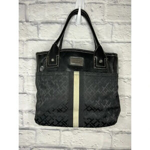 Tommy Hilfiger Jaden satchel logo purse.